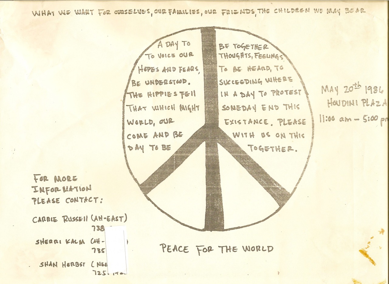 Midwestern Punk in 1986: Peace Rally